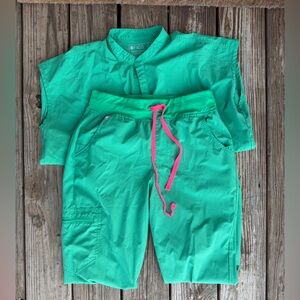 Figs Safety Green Scrub Set